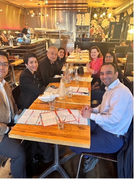 people sitting at a table