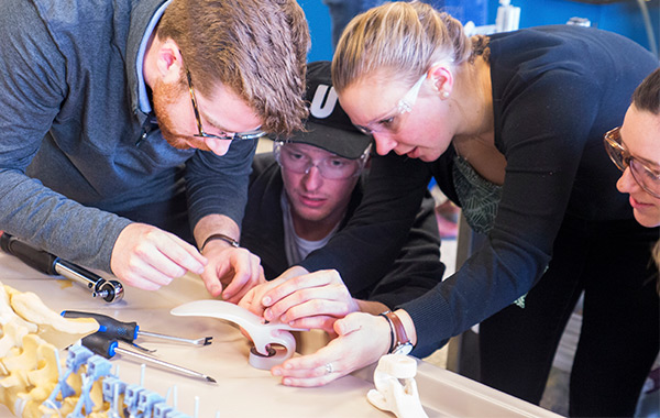 A final-year design team in Mechanical and Materials Engineering